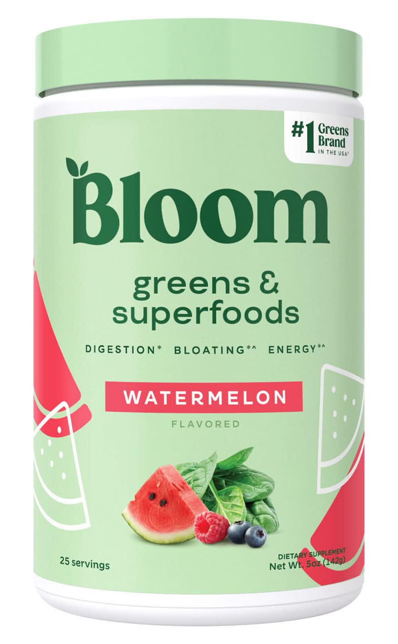 Bloom Watermelon Flavored Greens & Superfoods