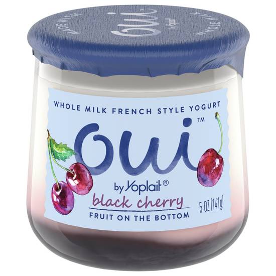 Yoplait Oui Yogurt French Style Black Cherry (5 oz)