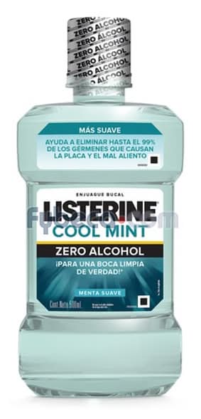 Enjuague Bucal Listerine Cool Mint Zero 500 Ml