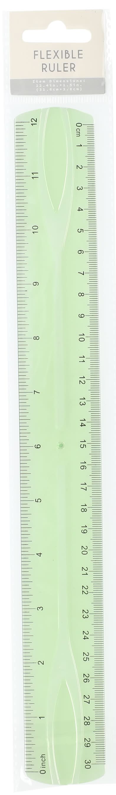 Flexible Ruler Green