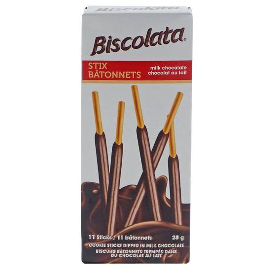 Biscolata Stix Cookie Sticks With Chocolate (27.5g)