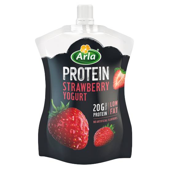 Arla Protein Strawberry Yogurt Pouch 200g
