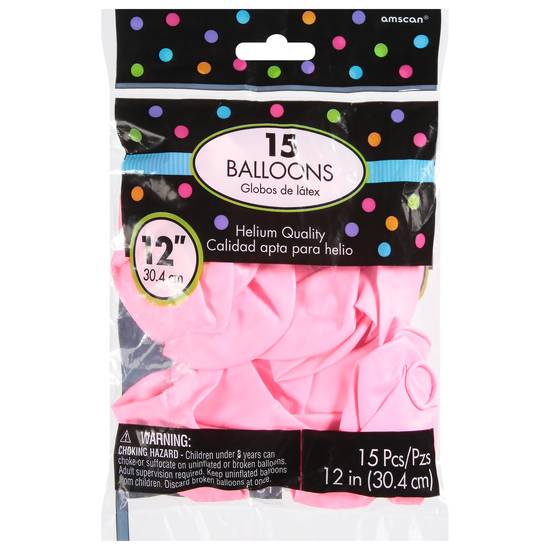 Amscan New Balloons (12 in /pink)
