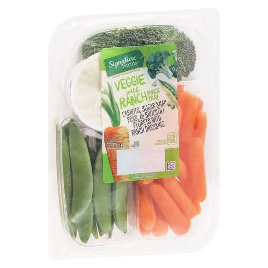 Order Signature Farms · Veggie with Ranch Snack Tray (6.5 oz) food online from Safeway store, Eureka on bringmethat.com
