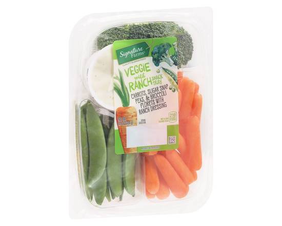 Order Signature Farms · Veggie with Ranch Snack Tray (6.5 oz) food online from Safeway store, Butte on bringmethat.com