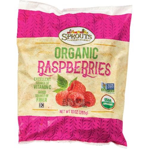 Sprouts Organic Raspberries