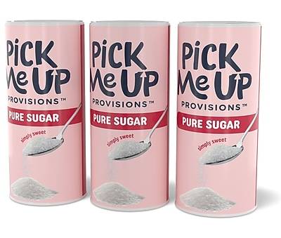 Pick Me Up Provisions™ Pure Sugar, 20 oz. Canister, 3/Pack (PM62433/94205)