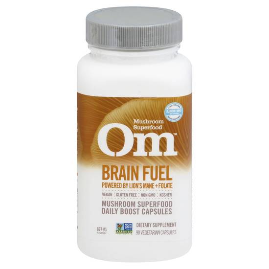 Om Brain Fuel Mushroom Superfood Supplement (90 ct)