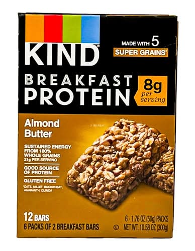 Kind Breakfast Almond Butter Bars - 6ct