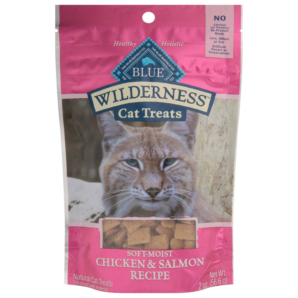 Blue Buffalo Wilderness Chicken & Salmon Recipe Cat Treats (2 oz)