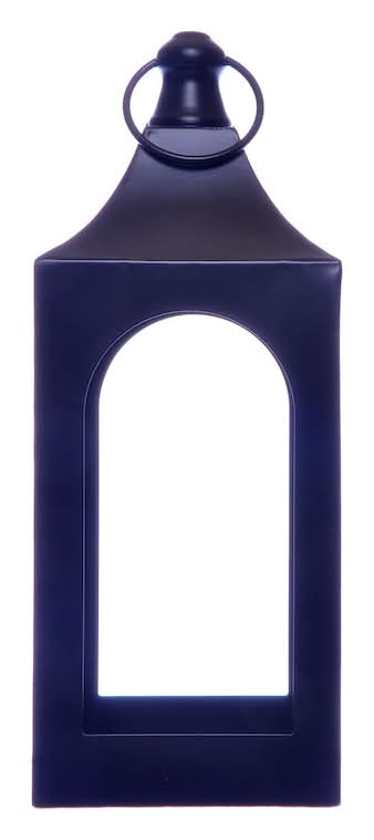 Metal Lantern Decor, 4x10.3 in