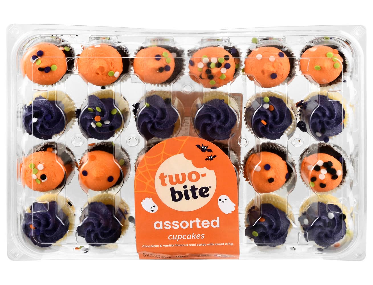 Two-Bite Cupcakes, Vanilla-Chocolate (20 oz)