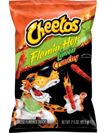Cheetos Cheese Flavored Snacks, Flamin' Hot Limon (3.5 oz)