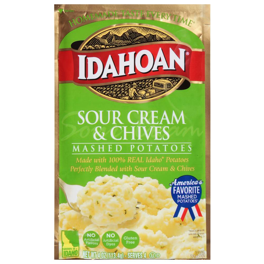 Idahoan Sour Cream & Chives Mashed Potatoes