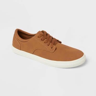 Men's Harj PU Suede Sneakers - Goodfellow & Co.™ Brown 10