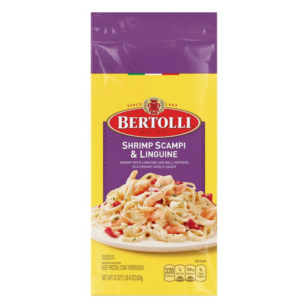 Bertolli Shrimp Scampi & Linguine Frozen Meal