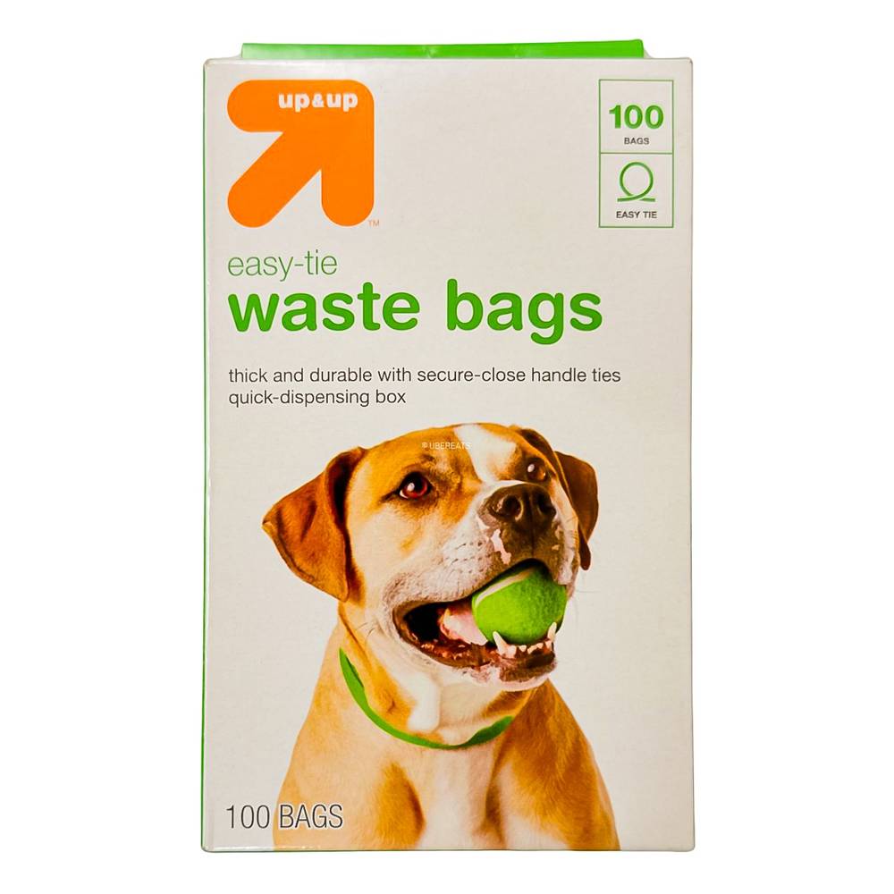 Fragrance Free Dog Waste Disposal Easy-Tie Handle Bags - 100ct - up & up™