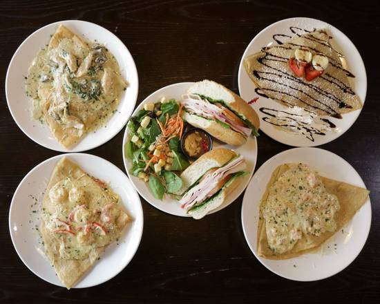 Flower Beans Creperie Sandwiches Coffee
