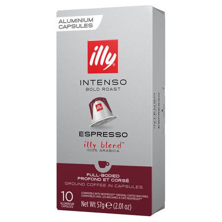 Café capsules Compatibles Nespresso espresso intenso ILLY - la boite de 10 capsules