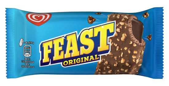Heartbrand Chunky Chocolate, Feast Original Ice Cream Stick (90ml)