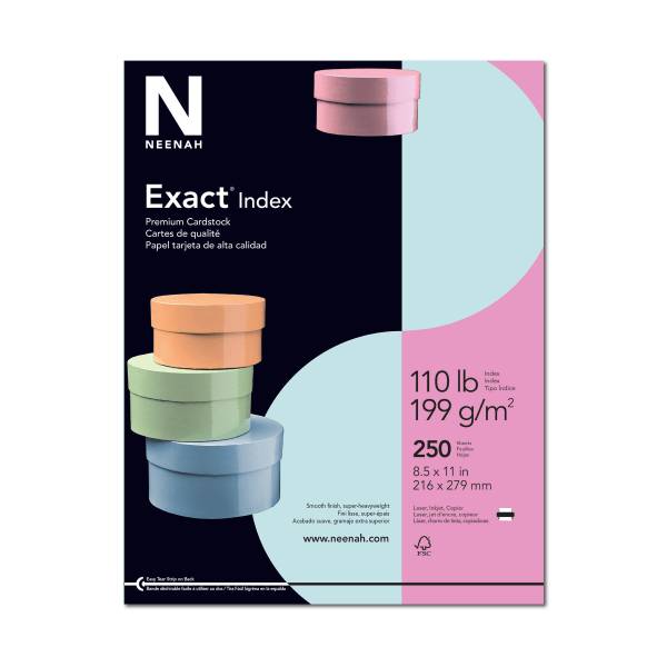 Neenah Exact Index Cardstock Blue