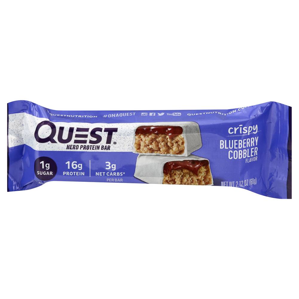 Quest Bar Hero Blueberry Cobbler Bar (2.1 oz)