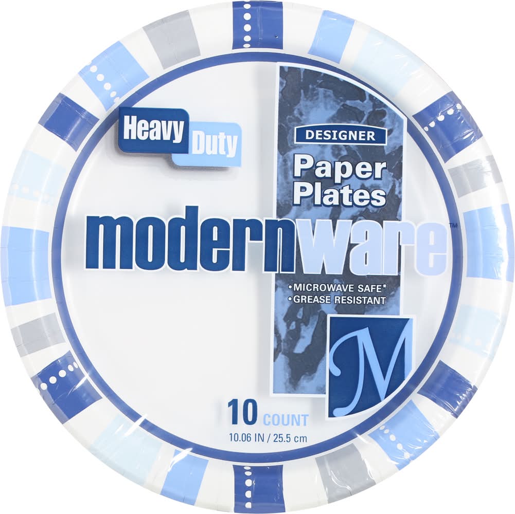 Modern Ware Heavy Duty Paper Plates (6.4 oz)