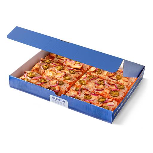 6 Slice Spicy Mexican Chicken Pizza Box