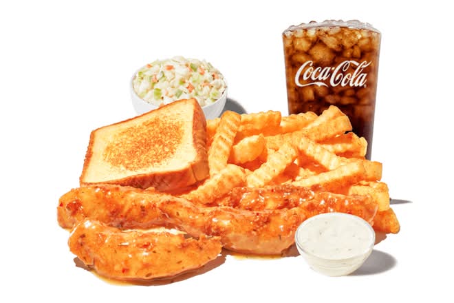 Sweet Asian Glaze Chicken Finger Plate