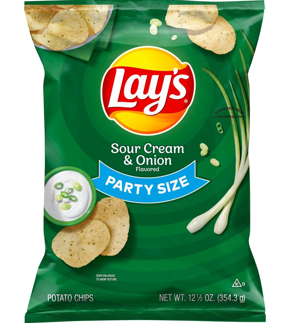 Lay's Potato Chips, Sour Cream-Onion (12.5 oz)