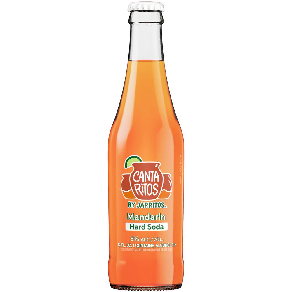 Jarritos Cantaritos Mandarin Hard Soda (12 fl oz)