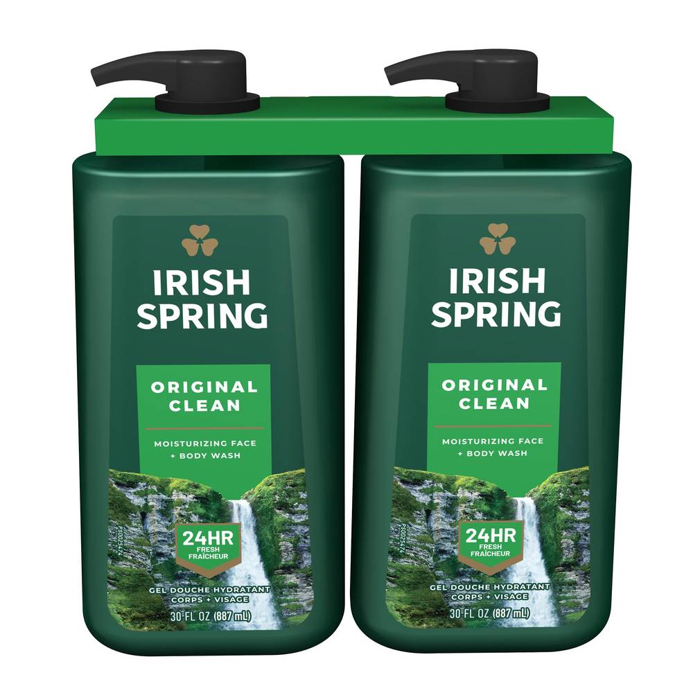 Irish Spring Body Wash, 2 X 887 Ml