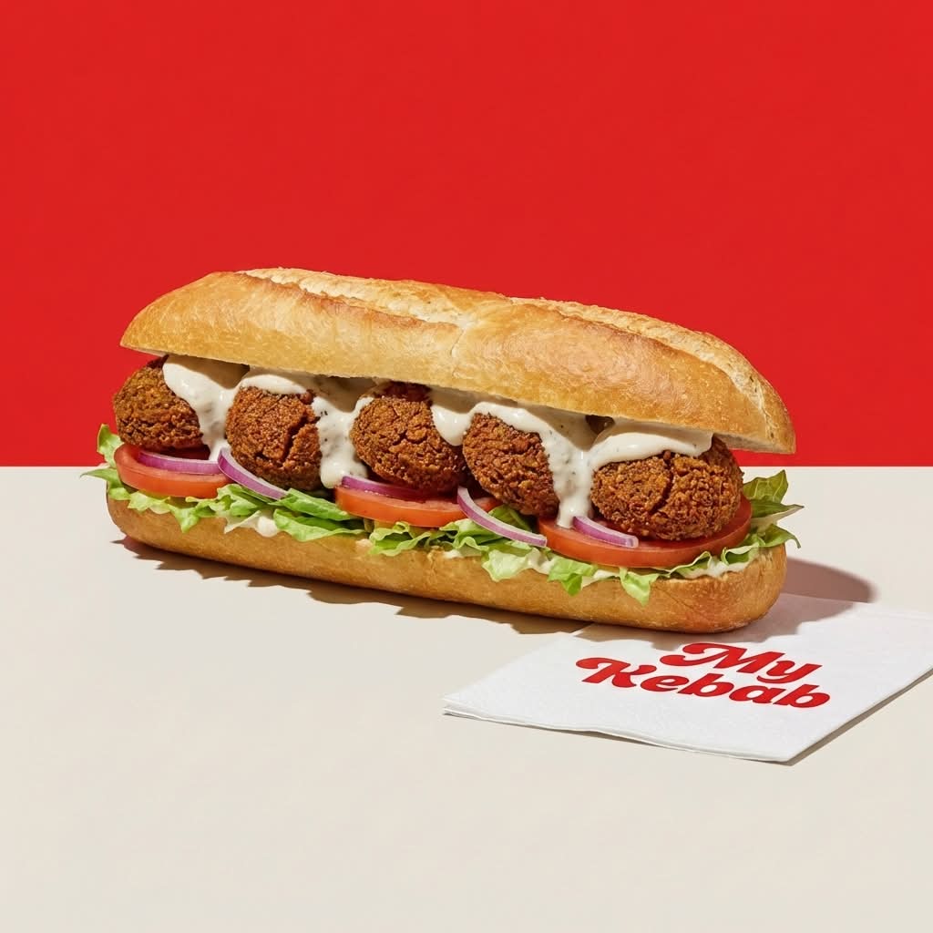 🧆🌿 Sandwich Falafel