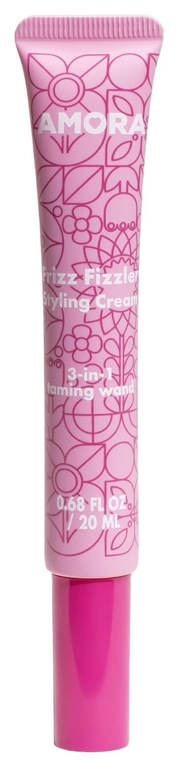Amora Frizz Frizzler Styling Cream 3-In-1 Taming Wand 0.68oz