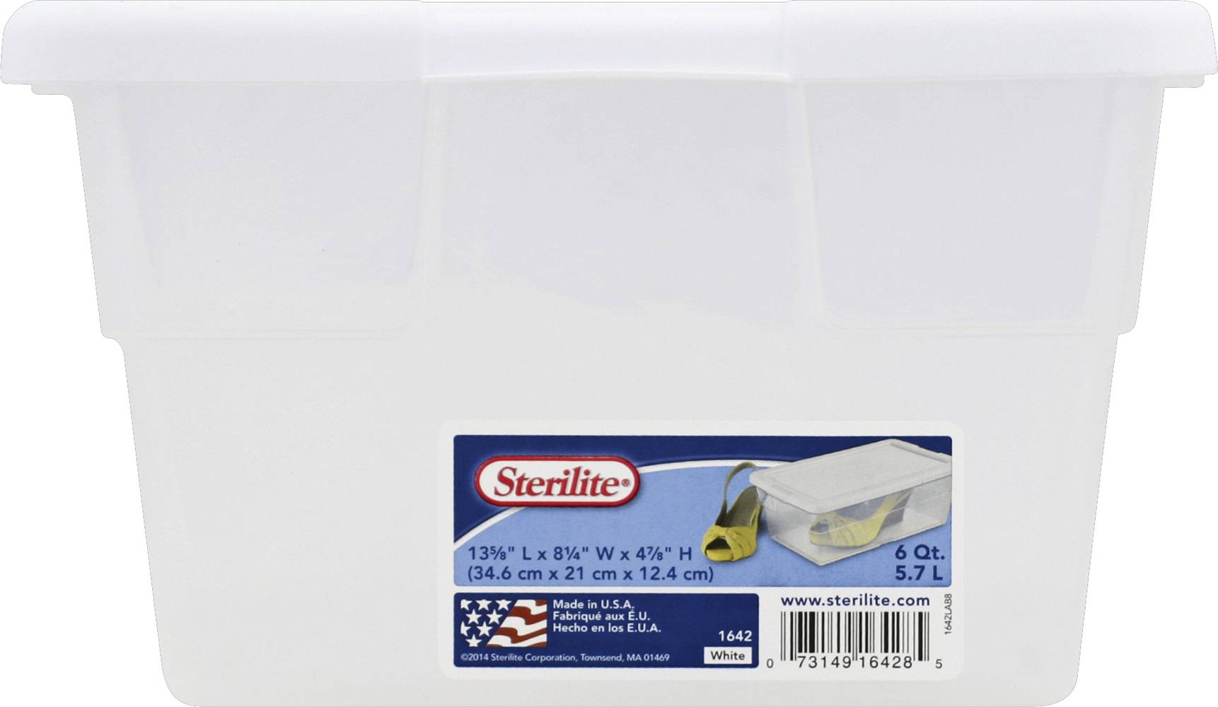 Sterilite 6 Qt Storage Box (1 box)