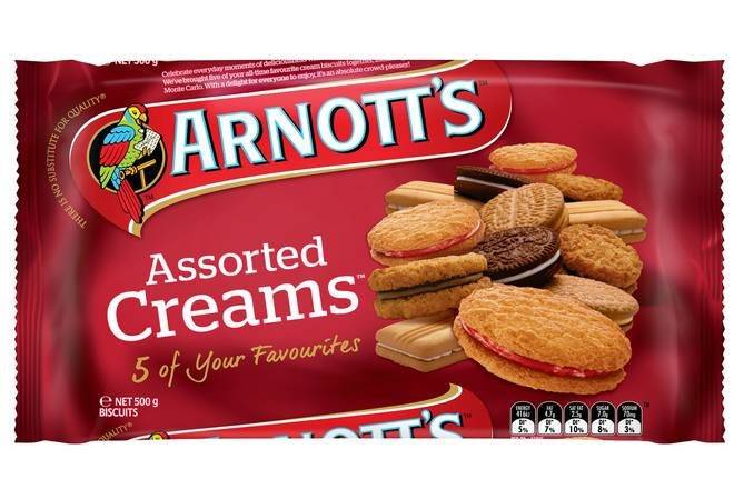 Arnott's Assorted cream 500g