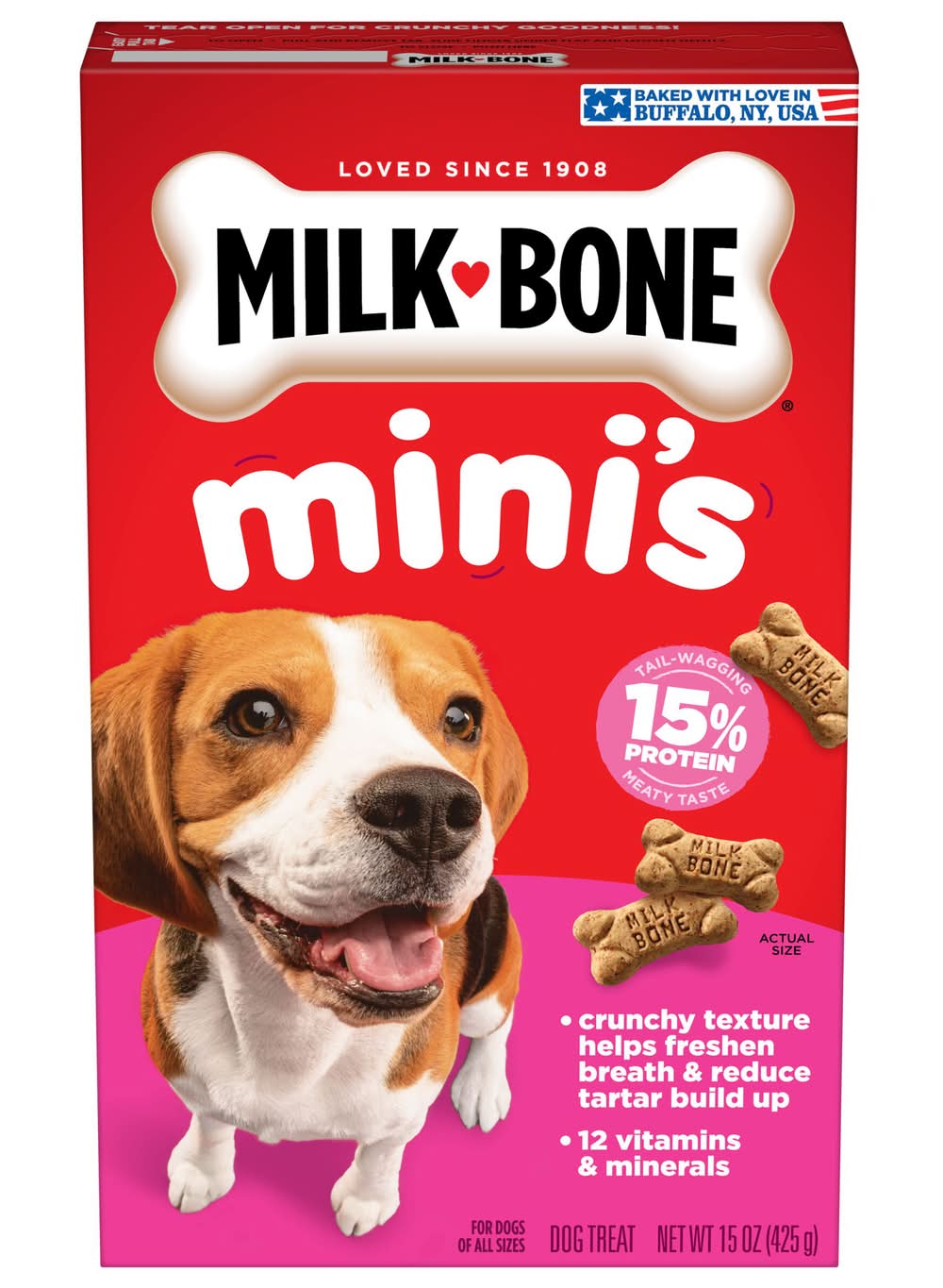 Milk-Bone Mini's Original Snacks For All Size Dogs (15 oz)