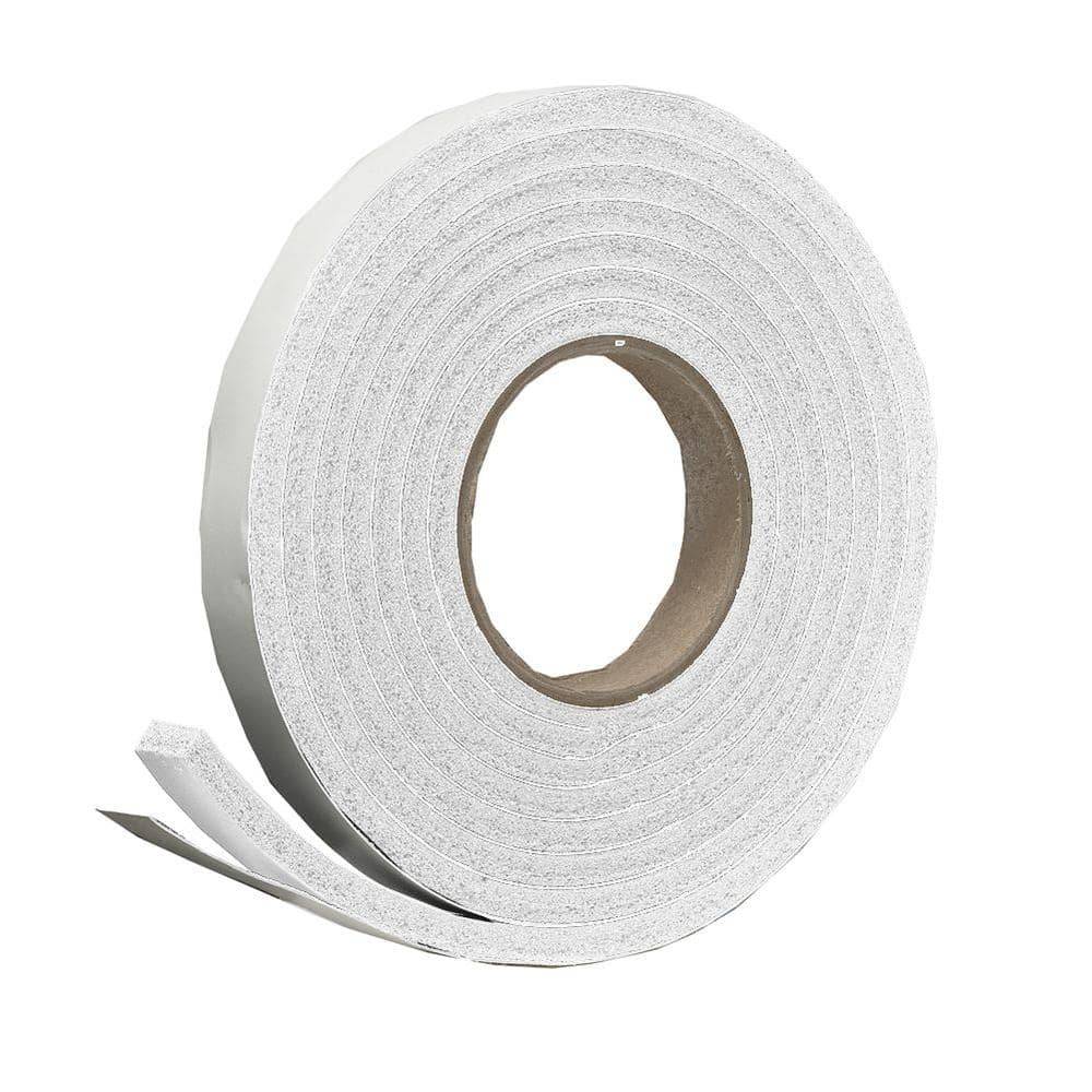 Frost King 3/4 In. X 7/16 In. X 10 Ft. White High-Density Rubber Foam Weatherstrip Tape