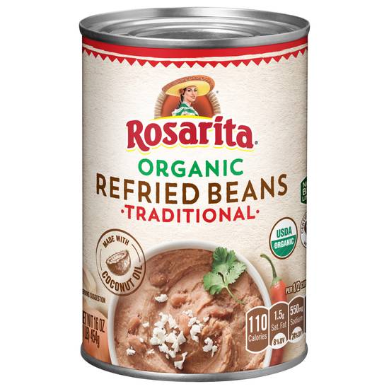 Rosarita Organic Traditional Refried Beans (16 oz)