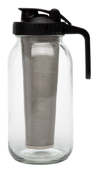 Primula 64Oz Cold Brew Mason Jar, Black