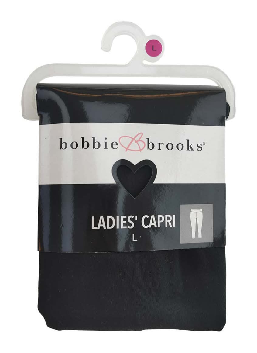 Bobbie Brooks Capri, Women, L, Core Black