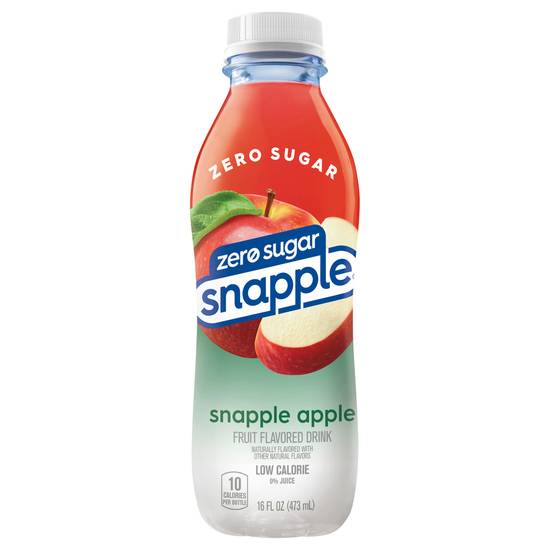 Snapple Zero Sugar Apple Flavored Juice Drink (16 fl oz)
