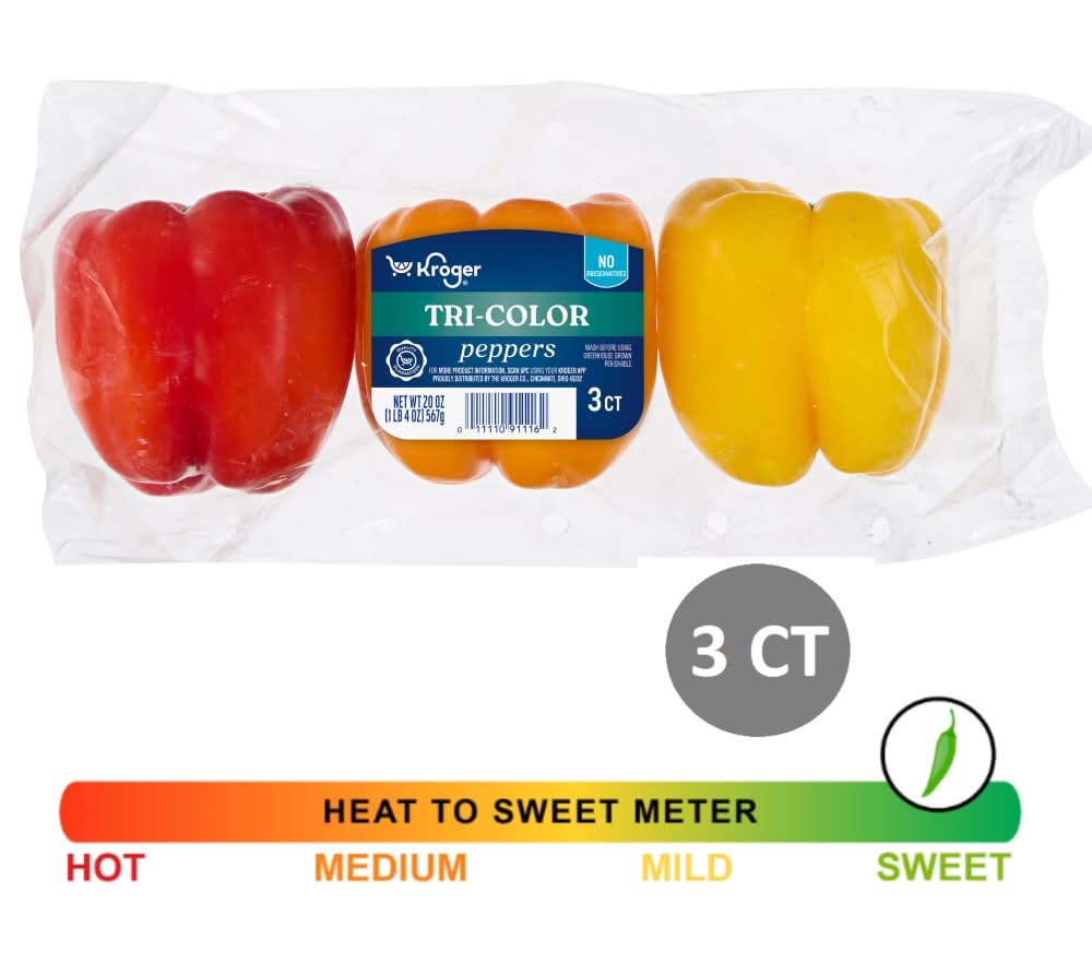 Kroger® Tri-Color Bell Peppers