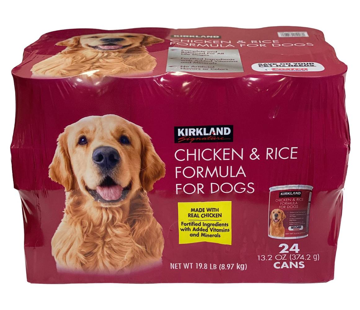 Kirkland Signature Dogs Food, Chicken & Rice (0.55 oz, 24 ct)