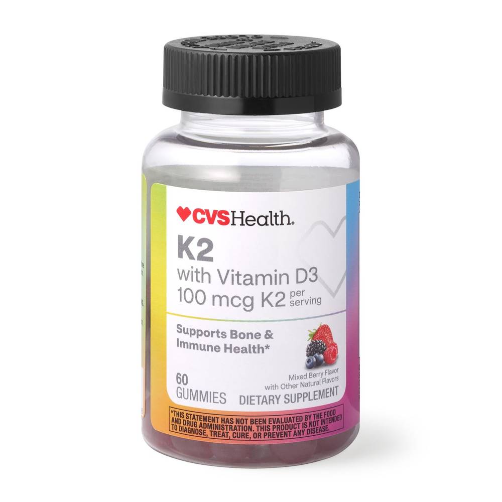 CVS Health K2 + D3 Gummies, 60CT