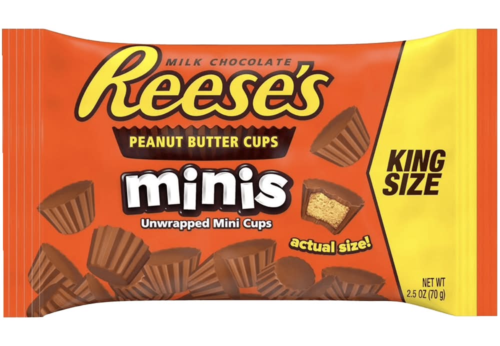 Reese's · Minis copas de crema de cacahuate, chocolate, King (70 g)
