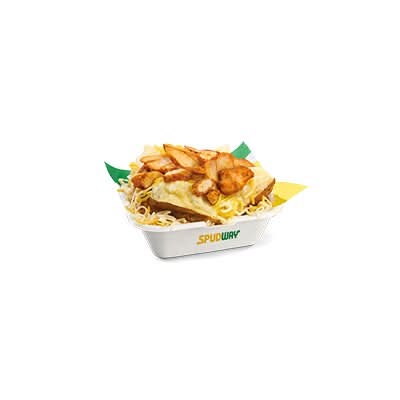 Shawarma Spiced Chicken Jacket Potato