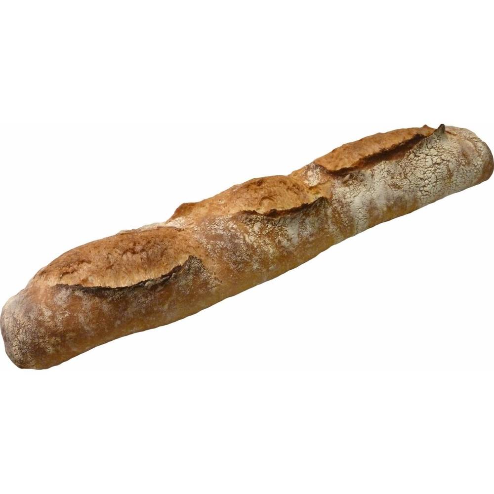 Carrefour - Baguette rustique cuite sur place