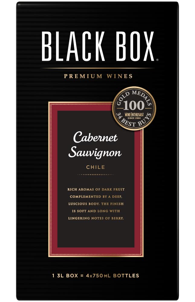 Black Box Cabernet Sauvignon Red Wine (4 x 750 ml)