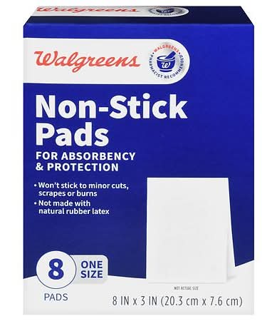 Walgreens Non-Stick Pads 8 Inch X 3 Inch (2.08 oz)